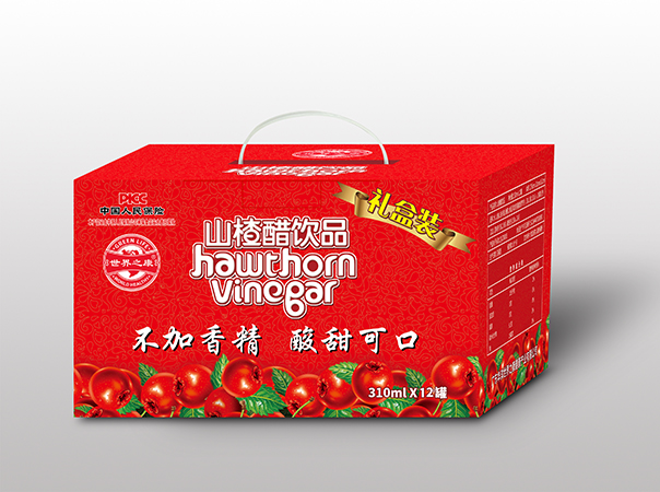 江苏山楂醋饮品330mlx12瓶/箱