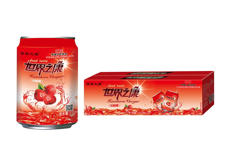 酒泉310ml×24清爽型山楂醋箱